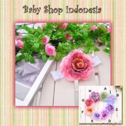 large H098 Bandana Grad Color Flower 25 G